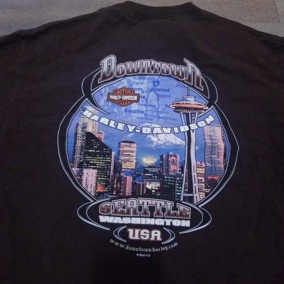 SOLD Harley Davidson VTG Shirt Medium - Picture 4 of 4